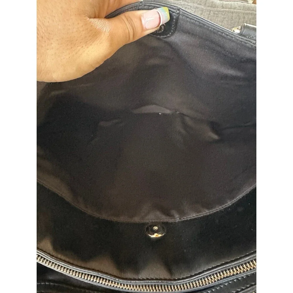 EUC Coach #F70916 Lexington Dual Zip Leather Metropolitan Laptop Business Tote